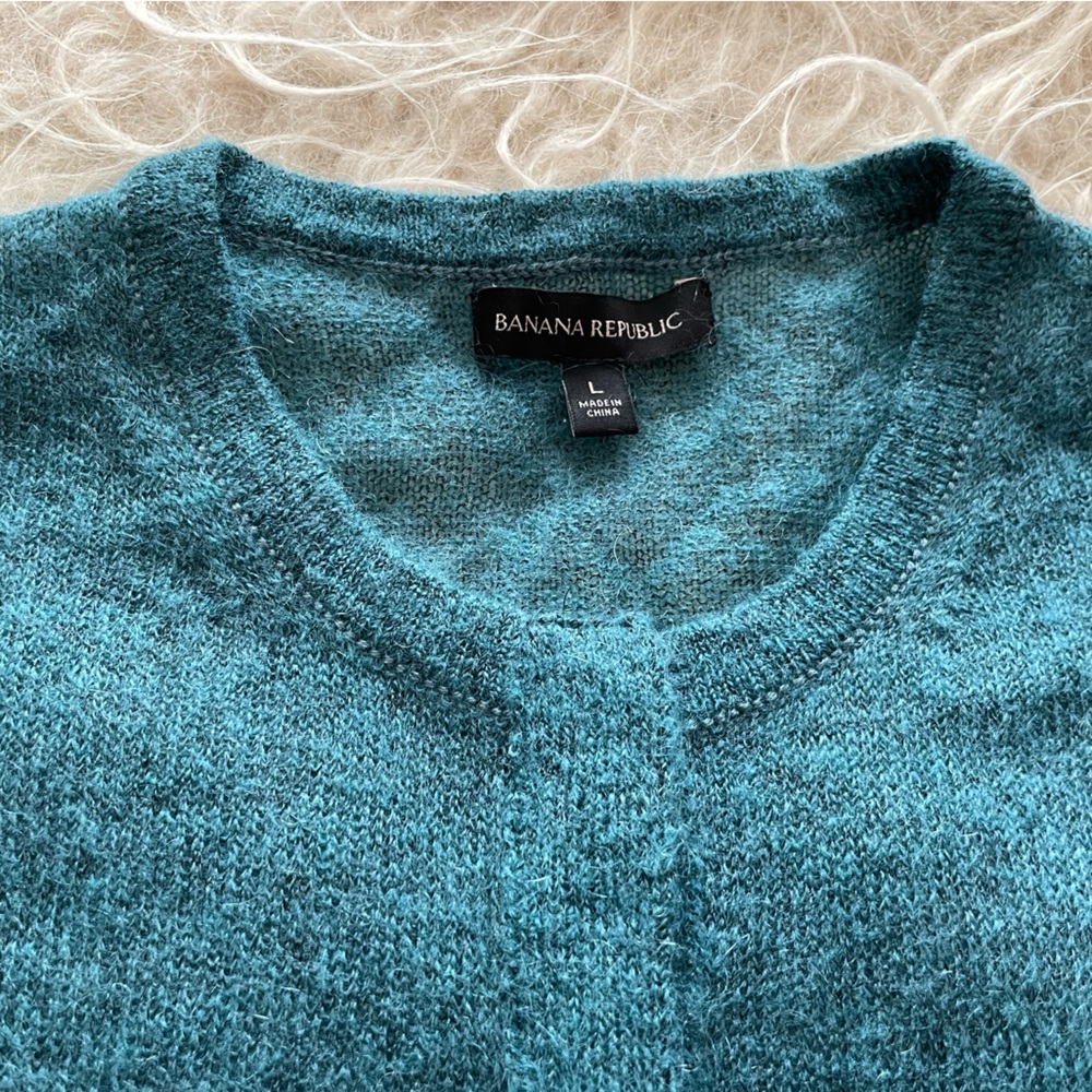 Soft ocean blue cardigan by Banana Republic